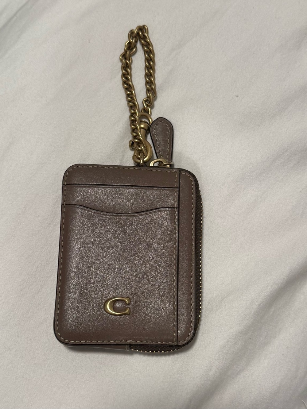 Coach small wallet with chain